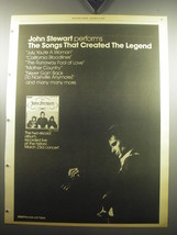 1974 John Stewart The Phoenix Concerts Live Album Advertisement - £14.53 GBP