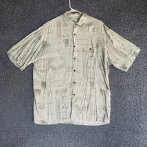 Campia Moda Hawaiian Shirt Adult Large Preppy Casual Button Up Camp Mens L - £11.40 GBP