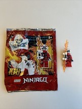 Opened &amp; Complete LEGO NINJAGO KAI 892067 Minifigures Foil Pack Limited Edition - £6.18 GBP