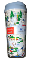 Vera Bradley P EAN Uts Travel Mug Ski Slope Snoopy Drink Cup Mug Thermal Nwt New - £23.59 GBP
