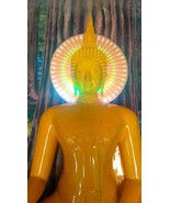 Buddha Hindu Dekoration LED Spinning Halo Light 27,5 cm Worship Blessing - £147.12 GBP