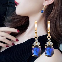 2021 Korean Style Womens Earrings With Stones And Crystals Fashion Jewelry Austr - £7.16 GBP