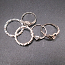 Costume Jewelry Ring Mixed Lot #1 US Sizes 5.5, 7, 8 - £16.29 GBP