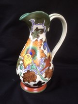 Antico Gouda Holland Plazuid Ceramiche Caraffa &quot; Logari &quot; Alto 25 CM - $213.50