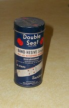 Vtg 1938 Double Seal BAND-HESIVE Strip Bandages Advertising Tin Sundries Chicago - £33.80 GBP