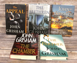 John Grisham Lot Of 5 Hardcover Books With Dust Jacket Excellent Condition - £25.85 GBP