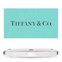 Tiffany &amp; Co Platinum Classic Double Milgrain Wedding Engagement Band 3m... - £549.16 GBP