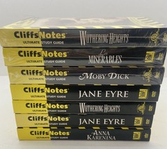Lot of 7 Cliffs Notes and Dvd Classics English Literature Study Guides - £14.81 GBP