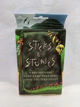 *Missing Instructions* Sticks And Stones A Prehistoric Card Game  - £6.96 GBP