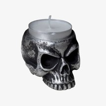 Alchemy Gothic V74 Skull Tea Light Holder The Vault Candle Holder - £12.38 GBP