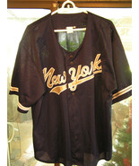 New York City NY &quot;Baseball&quot; Style Jersey With Buttons- Nicely Made! - £14.55 GBP