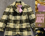 vintage JUICY COUTURE Wool Blazer Womens ex-kelly gilded Gold Buttons SI... - £56.29 GBP