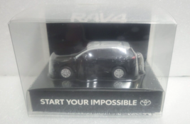 TOYOTA RAV4 LED Light Keychain Black Gray PullBack Mini Car Model Car - $25.83