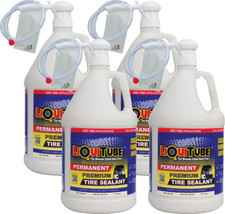 1 Gallon Jug of LiquiTube® Tire Sealant with Pump (Sold as Case of 4) - £251.63 GBP