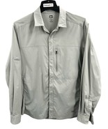 REI Outdoors Mesh Armpit Stretch Hiking Adventure Shirt Snap Close Mens ... - $22.30