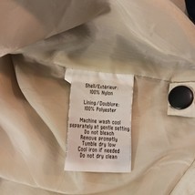 North End CORINTHIAN Men's Beige & Black Full Zip Windbreaker Jacket Size Medium image 5