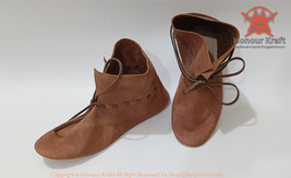 medieval shoes Haithabu for Viking medieval renaissance reenactment low shoes - £56.42 GBP+
