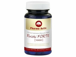 Reishi Forte 1000 mg vitamins 90 capsules immune system support Beta Glucan NEW - £34.05 GBP