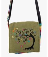 Olive Colored Tree of Life  Crossbody Bag Purse    NEW   - £19.57 GBP