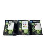Lot  HP 88XL Genuine OfficeJet BLACK CYAN MAGENTA YELLOW Ink Cartridge NEW - $19.75