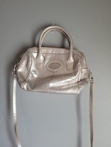 Furla Silver Mini Satchel Handbag Pre Owned Good Condtion  - $89.09