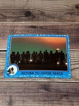 VINTAGE 1982 TOPPS - E.T. Movie Trading Cards # 81 RETURN TO OUTER SPACE - £1.17 GBP