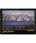 Vintage Larry Prosor Lake Tahoe Mountain Slope Scenic Postcard snow neva... - £1.53 GBP