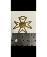 Masonic Jewelers Iron Maltese Cross Enamel Chicago R.M. Johnson &amp; Son Of... - $470.27 MXN
