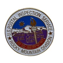 2002 Winter Olympics Salt Lake USPS Post Office Inspector Enamel Lapel H... - $11.95