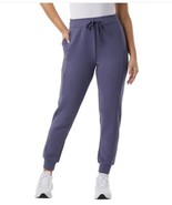 32 Degrees Womens Jogger Blue Pants Active Pockets Stretch Comfortable Soft - $716.29 MXN