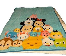 Disney Tsum Tsum Cozycore Cosplay Plush Mickey &amp; Friends Toddler Blanket... - $21.79 CAD
