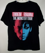 Eminem Rihanna Concert Tour T Shirt Vintage 2014 The Monster Tour - £51.34 GBP