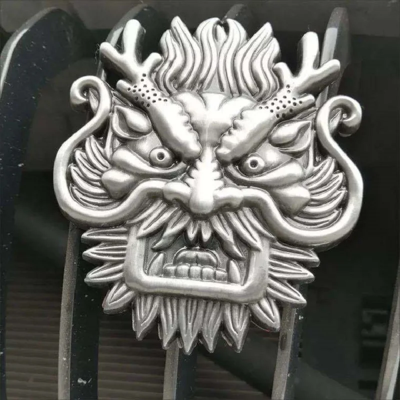 Chinese Gifts Fashion Lion   Car Grille Emblem Sticker Decal Wholesale Decoratio - £54.55 GBP