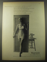 1953 Warner&#39;s Bra and Girdle Advertisement - Vanishing act secret panels - £14.54 GBP