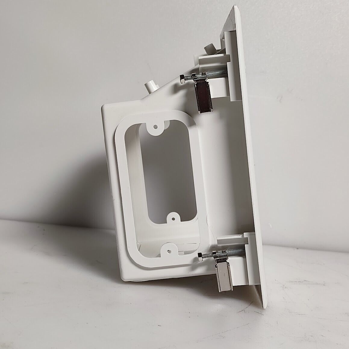 Commercial Electric Tv Multimedia Recessed Box For Hidden Wiring 5053WHVN Wall Plates