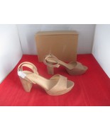 Journee Collection Nairri Platform Dress Sandals - US Size 9 1/2- Taupe ... - $40.60 CAD