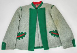 Vintage Wiener Werkstatte Green Childrens Coat Jacket Traditional Folk S... - £196.32 GBP