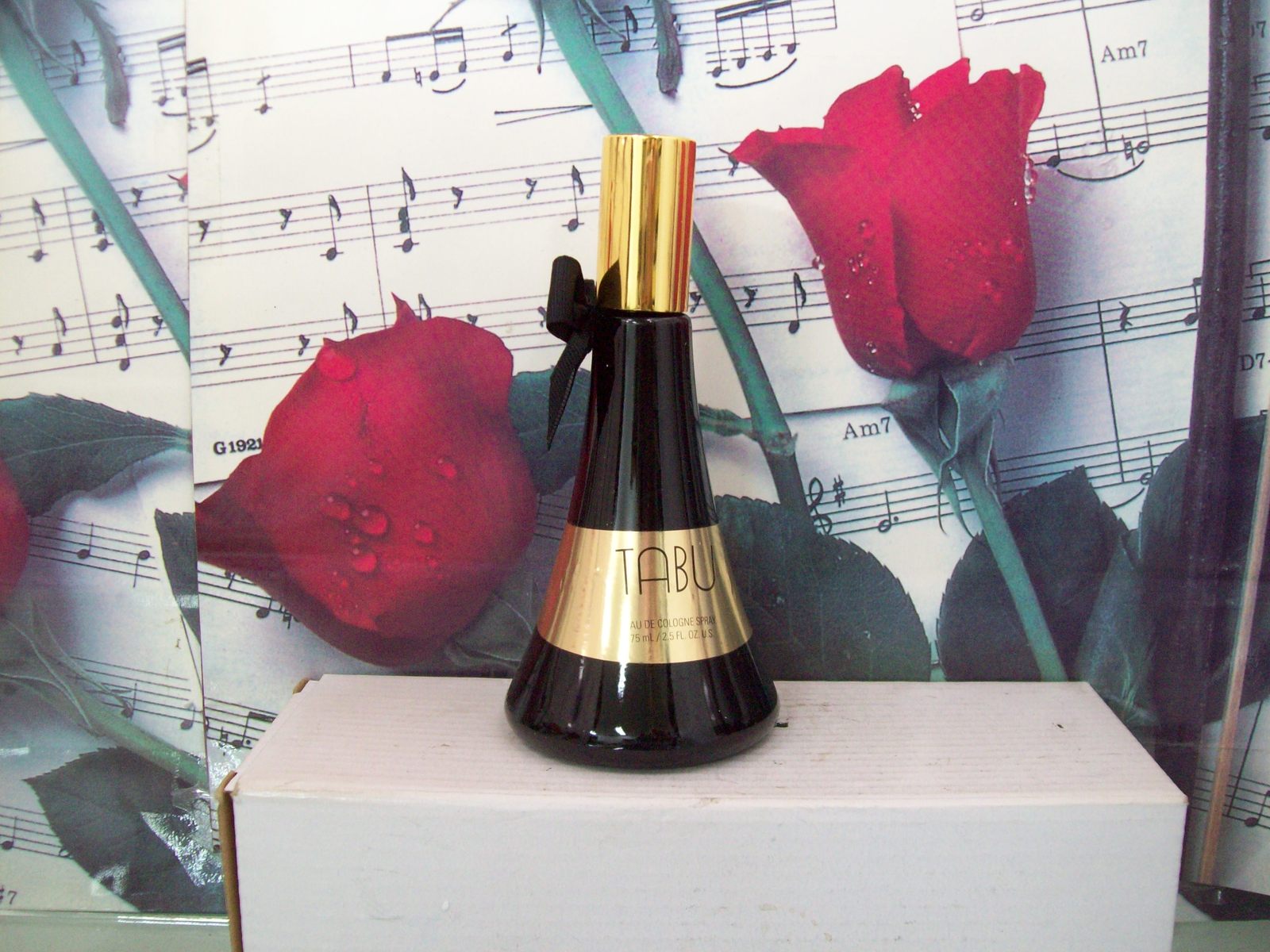 Dana Tabu Cologne Spray 2.5 FL. OZ. Black Bottle. Vintage. - $79.99