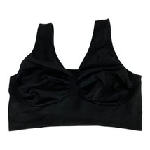 Avenue Womans Bra Size 1X Black Padded Bralette Black Sports Bra - $17.59