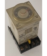 Omron H3CR-H8L Time Delay Relay ,5A, 24 VDC Coil, 0.6-12 Seconds w/ Sock... - $12.71