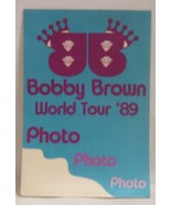 NEW EDITION / BOBBY BROWN  - VINTAGE ORIGINAL CLOTH CONCERT TOUR BACKSTA... - €8,78 EUR