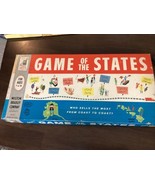 Vintage 1960 Milton Bradley Game of the States COMPLETE Board Game - £27.26 GBP