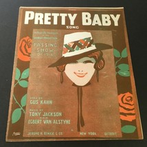 VTG RARE Pretty Baby Song - The Passing Show of 1916 Music by Tony Jackson - £6.67 GBP