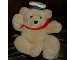 14&quot; VINTAGE FRANCESCA HOERLEIN TAN TEDDY BEAR STUFFED ANIMAL PLUSH TOY H... - £37.21 GBP