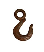 Vintage Crosley Heavy Metal Steel Iron Industrial Chain Hook Primitive F... - $39.07 CAD