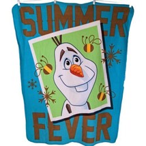 Disney Frozen Olaf 40&quot; X 50&quot; (Pre-washed) Fleece Throw Blanket Northwest - £4.66 GBP