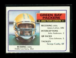 Vintage 1983 Topps Team Ldrs Football Card #74 Eddie Lee Ivery Green Bay Packers - £3.94 GBP