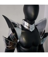Burning Man Holographic Silver Armor,Rave Shoulder Armor,Festival Armor - $80.00