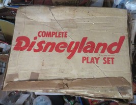 Vintage 1960s Marx Disneyland Playset #4368 original box with several pi... - $467.49