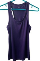 Champion Women Size S Purple Racerback Running Top  Loose Fit Knit Mesh ... - $13.71